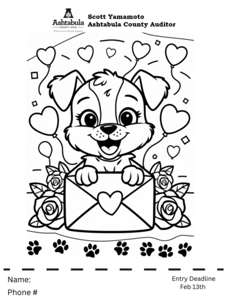 Dog Coloring Contest